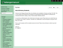 Tablet Screenshot of italiangermanuni.wikispaces.com