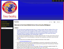 Tablet Screenshot of kinardcrosscountry.wikispaces.com