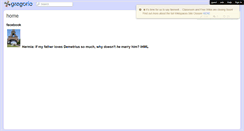 Desktop Screenshot of gregorio.wikispaces.com