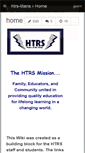 Mobile Screenshot of htrs-titans.wikispaces.com
