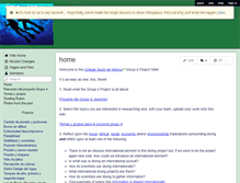 Tablet Screenshot of csmgroup4project.wikispaces.com