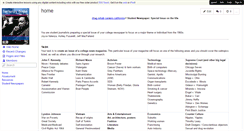 Desktop Screenshot of 60snewspaper.wikispaces.com