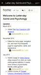 Mobile Screenshot of ldspsych.wikispaces.com