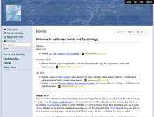 Tablet Screenshot of ldspsych.wikispaces.com