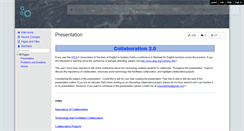 Desktop Screenshot of collaboration-in-education.wikispaces.com