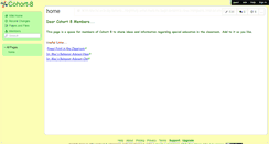 Desktop Screenshot of cohort-8.wikispaces.com
