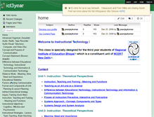 Tablet Screenshot of ict3year.wikispaces.com