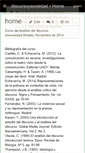 Mobile Screenshot of discursoysociedad.wikispaces.com