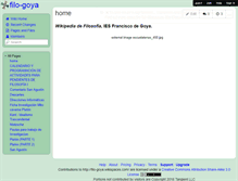 Tablet Screenshot of filo-goya.wikispaces.com