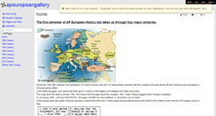Desktop Screenshot of apeuropeangallery.wikispaces.com