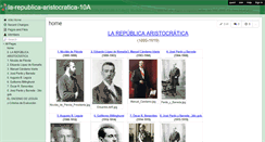 Desktop Screenshot of la-republica-aristocratica-10a.wikispaces.com