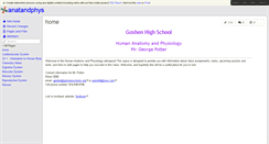 Desktop Screenshot of anatandphys.wikispaces.com