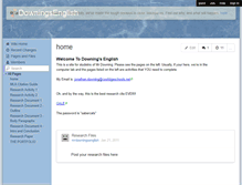 Tablet Screenshot of downingsenglish.wikispaces.com