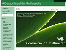 Tablet Screenshot of comunicacionmultimedia.wikispaces.com