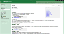Desktop Screenshot of gpaspanish2.wikispaces.com