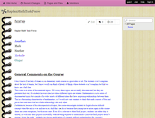 Tablet Screenshot of kaplanmathtaskforce.wikispaces.com