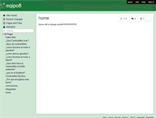 Tablet Screenshot of eqipo8.wikispaces.com