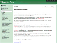 Tablet Screenshot of learning-now.wikispaces.com
