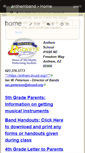 Mobile Screenshot of anthemband.wikispaces.com