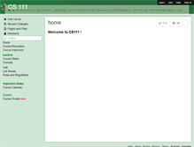 Tablet Screenshot of cs111.wikispaces.com