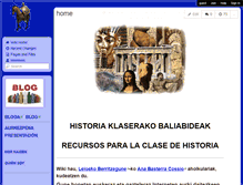 Tablet Screenshot of historiarakobaliabideak.wikispaces.com