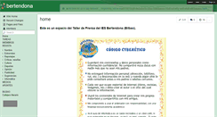 Desktop Screenshot of bertendona.wikispaces.com