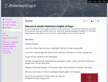 Tablet Screenshot of jrobertsonenglit.wikispaces.com