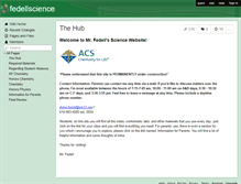 Tablet Screenshot of fedellscience.wikispaces.com