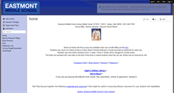 Desktop Screenshot of eastmontlibrarymedia.wikispaces.com