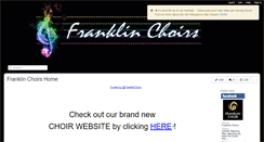 Desktop Screenshot of franklinchoir.wikispaces.com