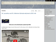 Tablet Screenshot of distributedleadership.wikispaces.com