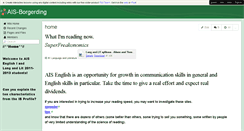 Desktop Screenshot of ais-borgerding.wikispaces.com