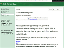 Tablet Screenshot of ais-borgerding.wikispaces.com