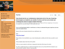 Tablet Screenshot of lookingatlearning.wikispaces.com