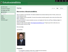 Tablet Screenshot of estudiosdelabiblia.wikispaces.com