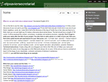 Tablet Screenshot of etpxaviersecretariat.wikispaces.com