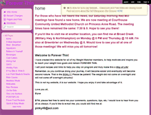 Tablet Screenshot of foreverthin.wikispaces.com