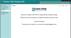 Desktop Screenshot of hallreading.wikispaces.com