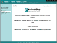Tablet Screenshot of hallreading.wikispaces.com