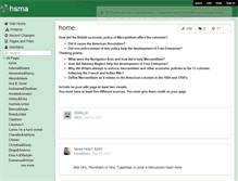 Tablet Screenshot of hsma.wikispaces.com