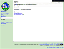 Tablet Screenshot of efdlrsplanning.wikispaces.com