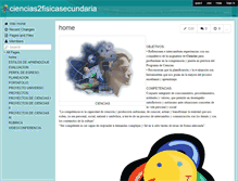 Tablet Screenshot of ciencias2fisicasecundaria.wikispaces.com