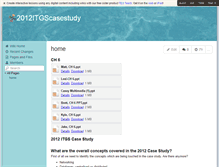 Tablet Screenshot of 2012itgscasestudy.wikispaces.com