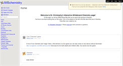 Desktop Screenshot of iwbchemistry.wikispaces.com