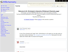 Tablet Screenshot of iwbchemistry.wikispaces.com
