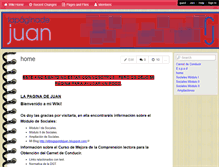 Tablet Screenshot of lapaginadejuan.wikispaces.com