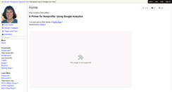 Desktop Screenshot of analytics.wikispaces.com