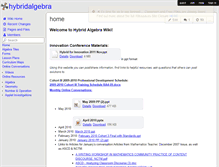 Tablet Screenshot of hybridalgebra.wikispaces.com