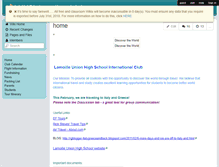 Tablet Screenshot of luhsinternationalclub.wikispaces.com