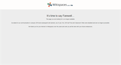 Desktop Screenshot of plancha.wikispaces.com